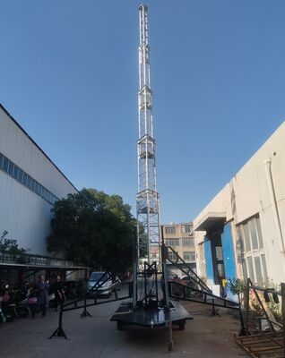 30m COW Portable cell Tower Cell On Wheels Telecom Tower Portable cell tower solutions